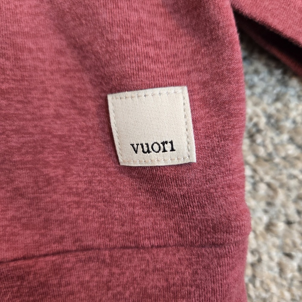 Vuori Halo Essential Hoodie Shirt Current Heather Womens M DreamKnit performance - Picture 3 of 8